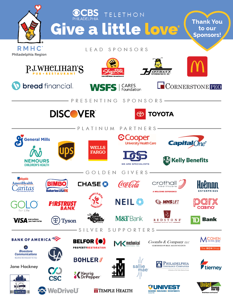 sponsor logos for Telethon