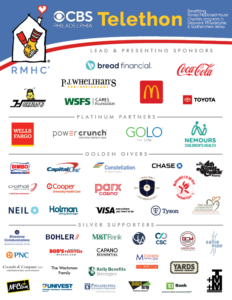 listing of Telethon sponsors